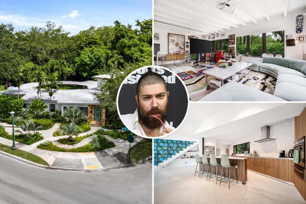 Josh Ostrovsky, also known as The Fat Jew, is asking $4.25 million for his Miami home